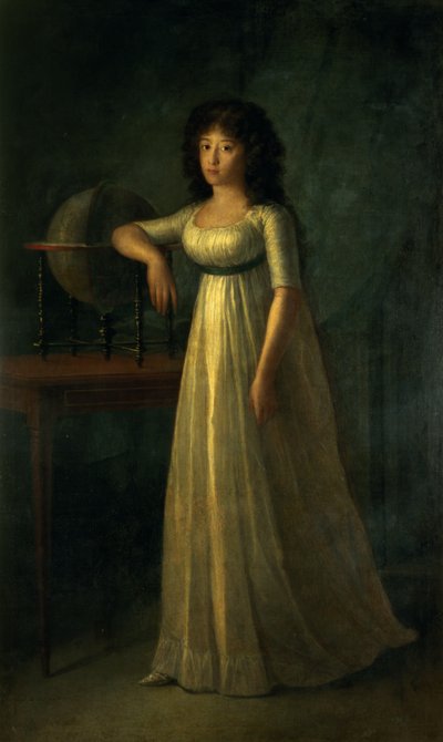 Donna Joaquina Tellez-Giron, Daughter of the Duke and Duchess of Osuna by Augustin Esteve